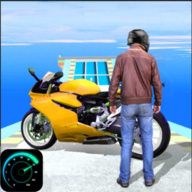 巨型坡道摩托特技3D中文版下载-巨型坡道摩托特技3D(SuperHero Bike)v1.0.1