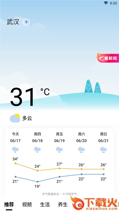 今日天气通截图2