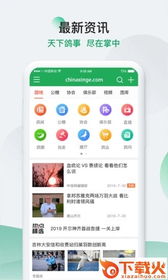 中国信鸽信息网app下载截图1