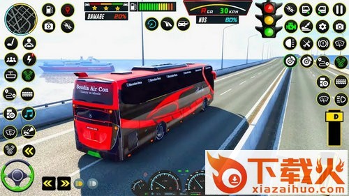 手动挡巴士(Tourist Bus Drive 3D 21)截图2