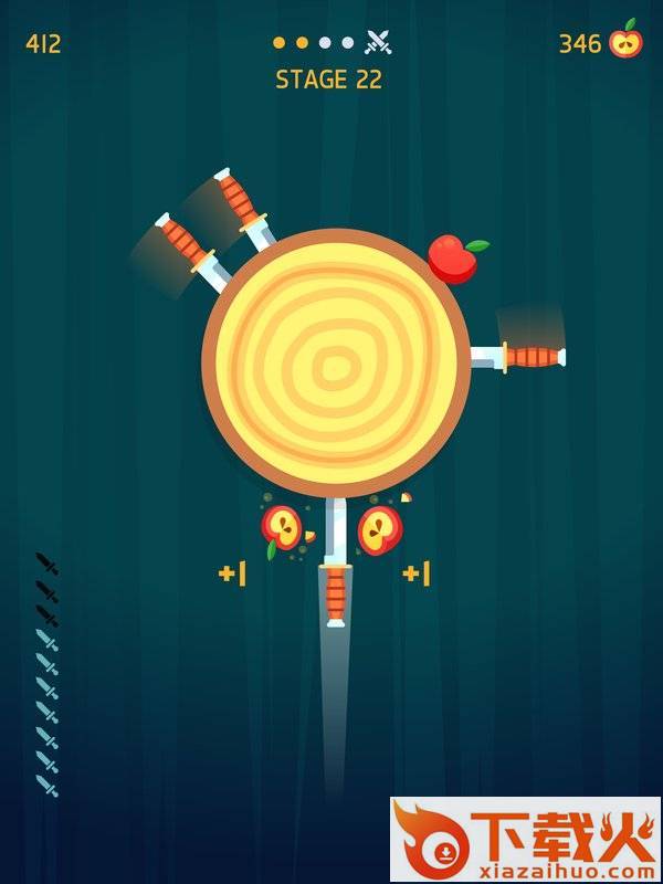 Knife Hit(插水果刀游戏)截图1