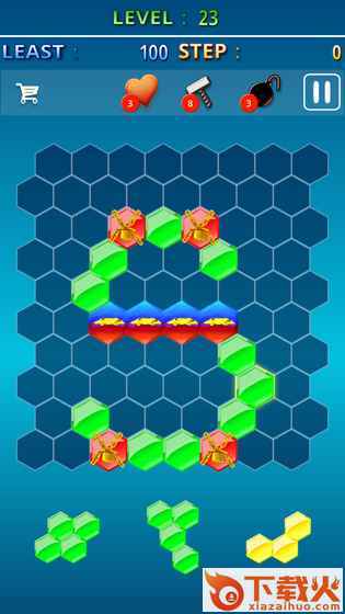 Hexa Gem Crush(粉碎的六宝石安卓版)截图1