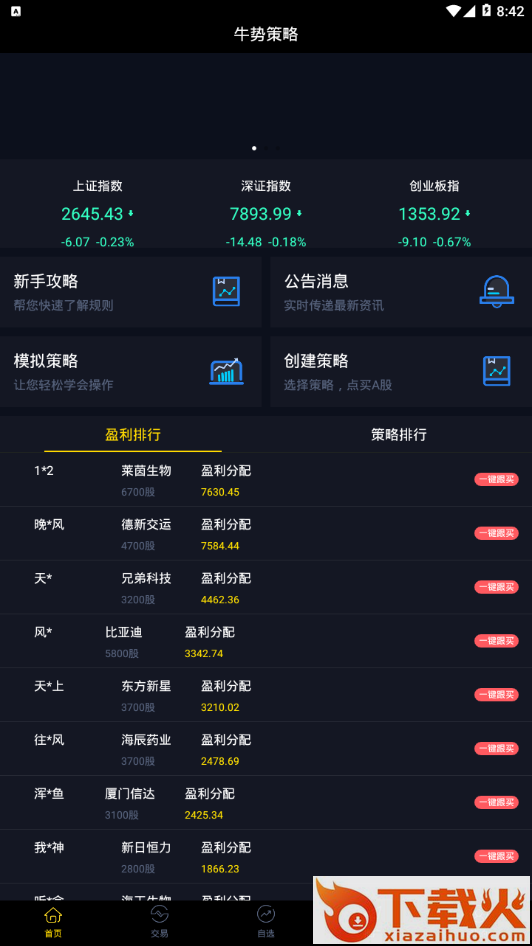 牛势策略截图1