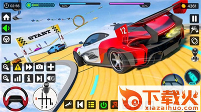 真实汽车特技表演(Extreme Car Stunt Car Games)截图1