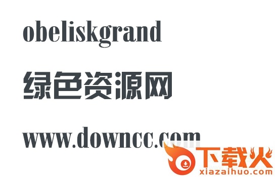 obeliskgrand字体