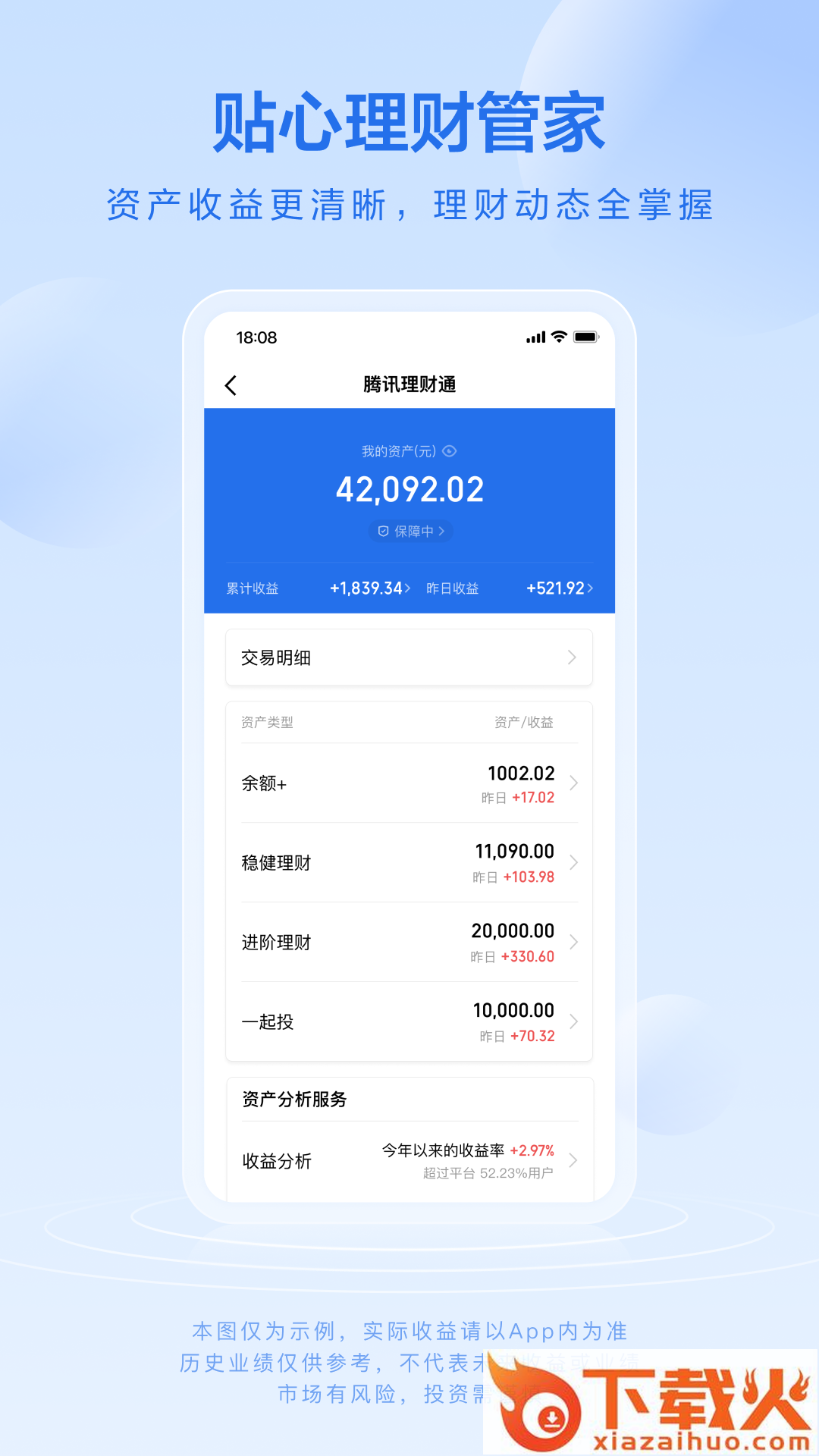 腾讯理财通截图1