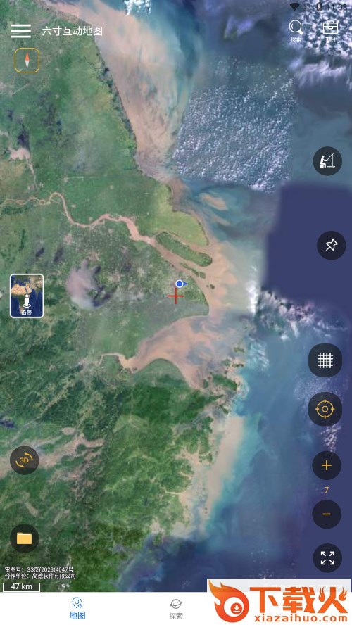 六寸互动地图app截图2