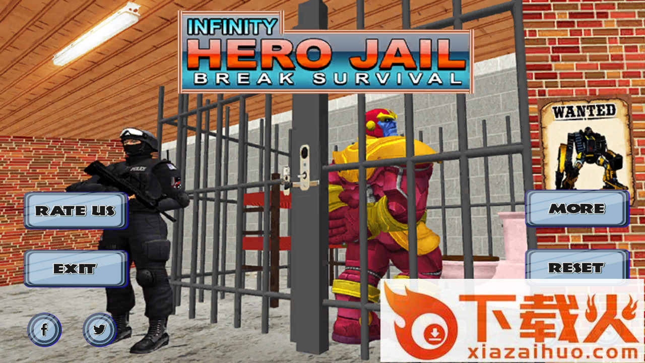 Infinity Hero Jail Break Survival(无限英雄越狱游戏)截图1