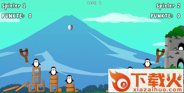 Snow ball fling(雪地投球游戏)截图2