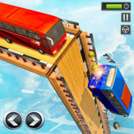 大型匝道巴士特技游戏最新版下载-大型匝道巴士特技(Mega Ramp Bus Stunts)v1.6 安卓版
