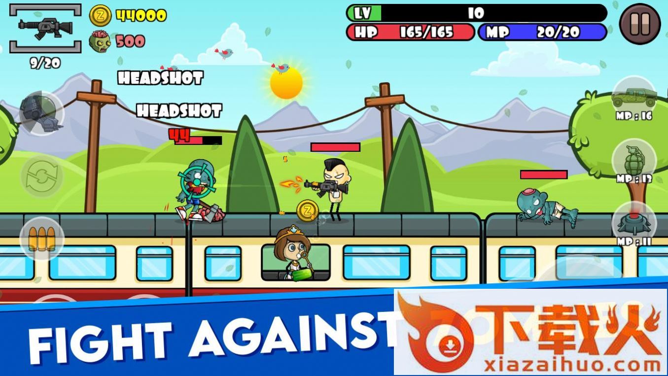 斯蒂克曼与枪僵尸战争Stickman and Gun: Zombie War v1.0.3 最新版截图1