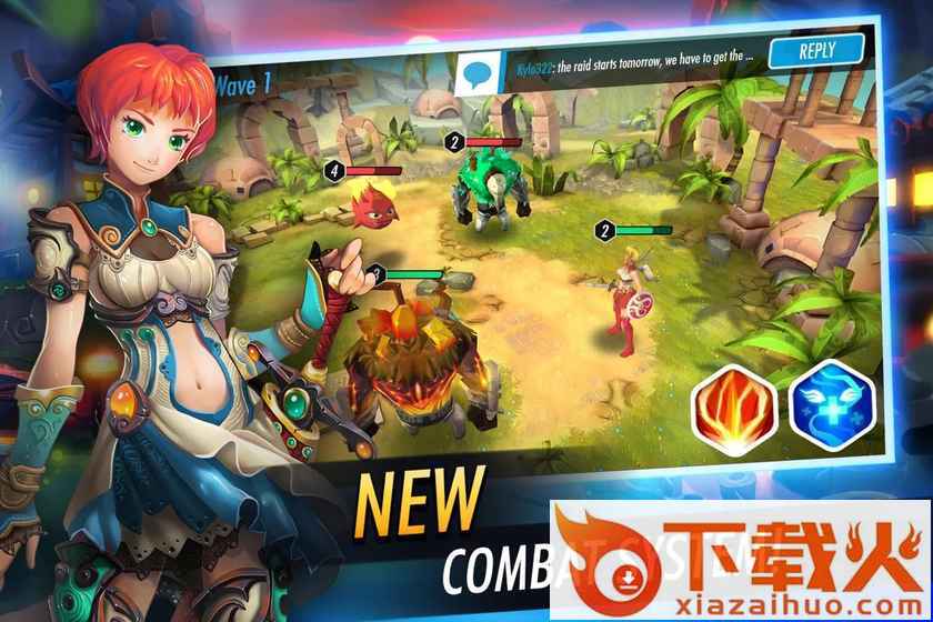 Heroes of Rings - Dragon War(英雄之戒龙之战手游下载)截图1