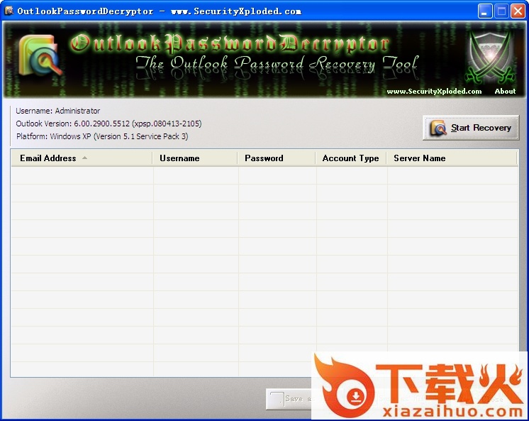 OutlookPasswordDecryptor