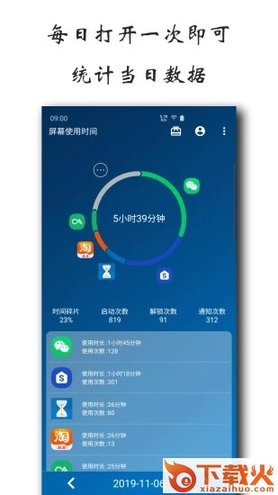 屏幕使用时间app截图1