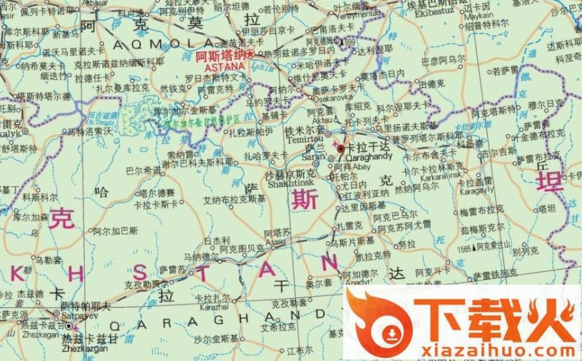 乌兹别克斯坦高清地图